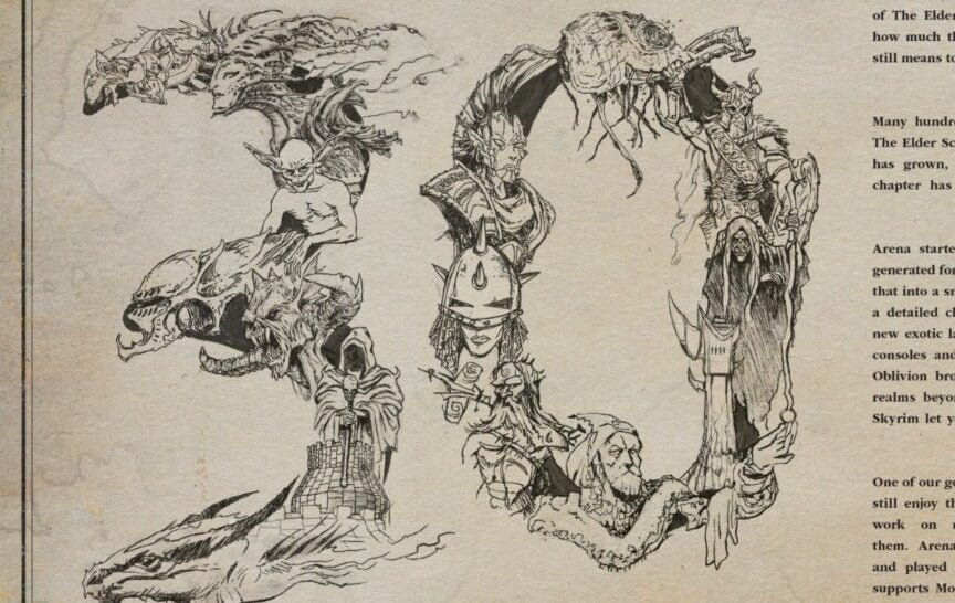 The Elder Scrolls 30 ans
