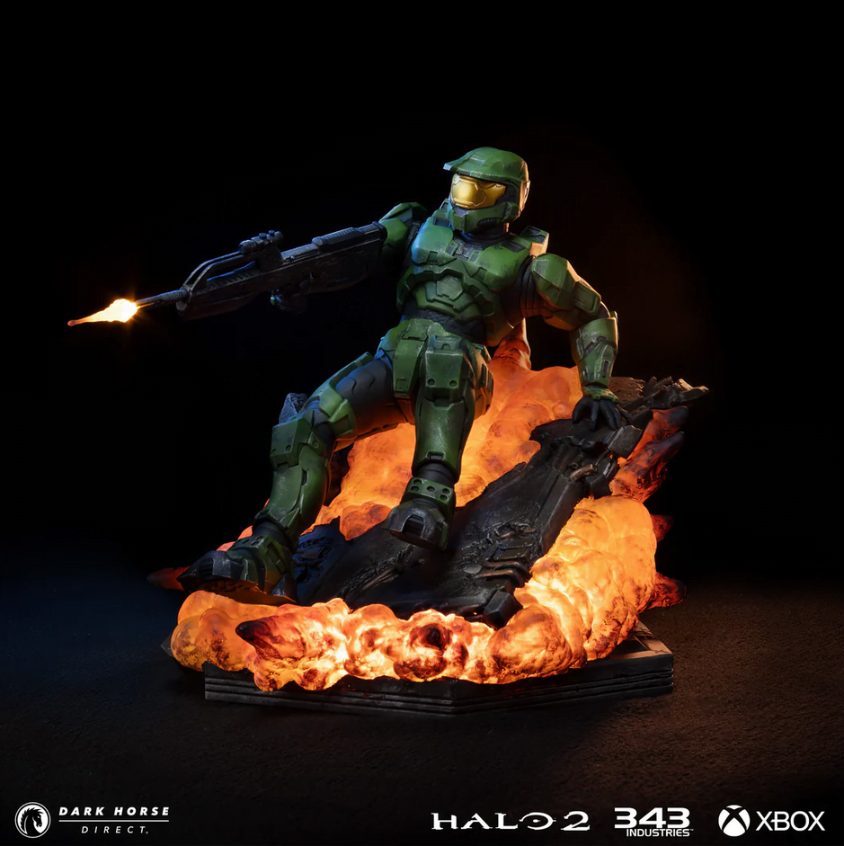 Master Chief halo 2 statuette