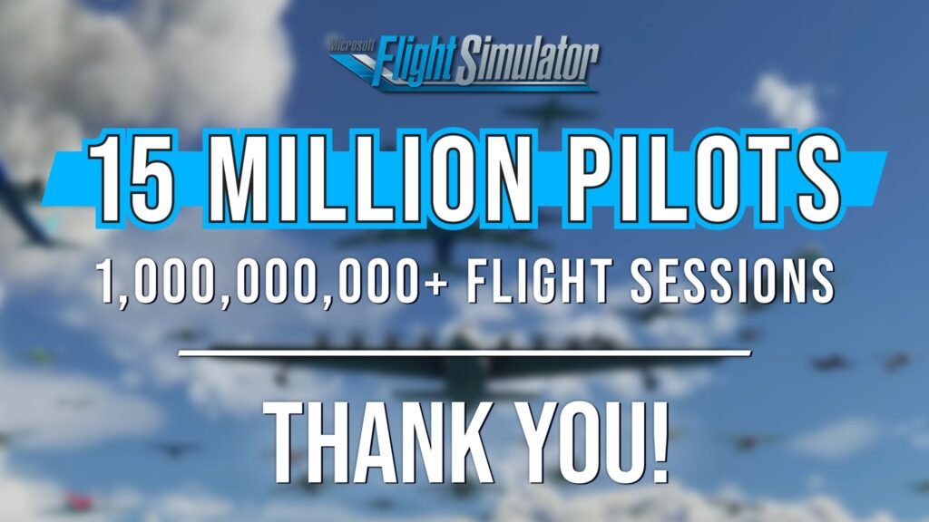Microsoft Flight Simulator 15 millions