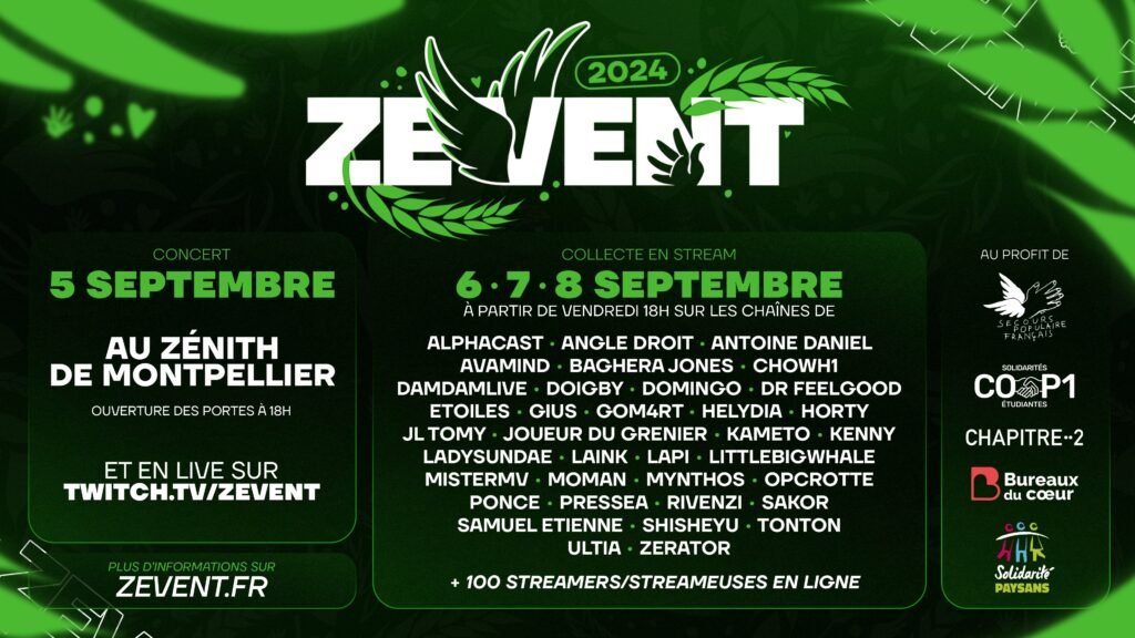 ZEvent 2024 programme